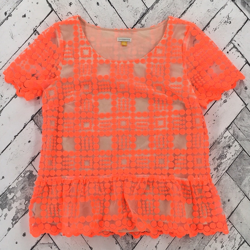 Anthropologie Leifsdottir Lacepane Blouse